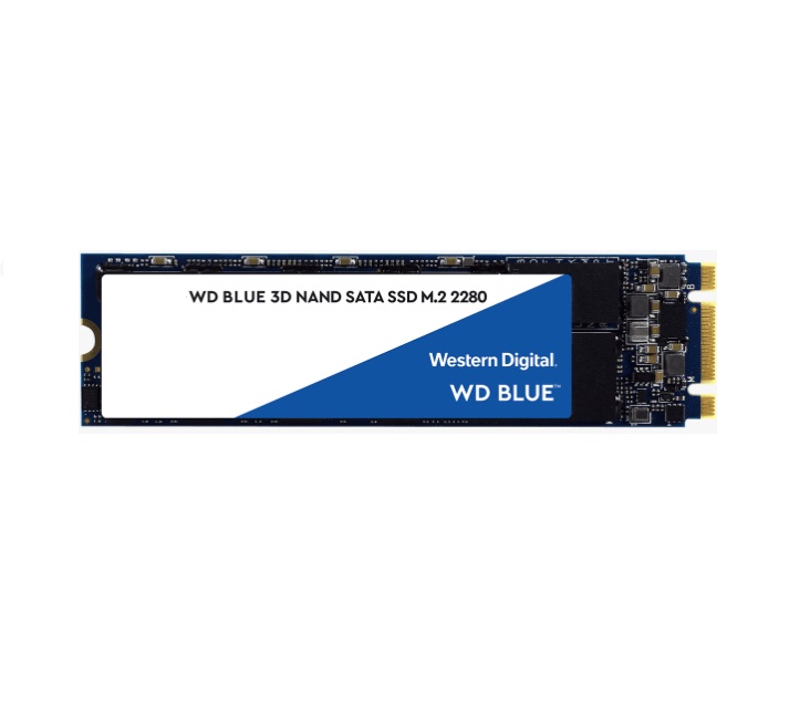 Western Digital WD Blue 500GB M.2 SATA SSD 560R/530W MB/s 95K/84K IOPS 200TBW 1.75M hrs MTTF 3D NAND 7mm 5yrs Wty LS