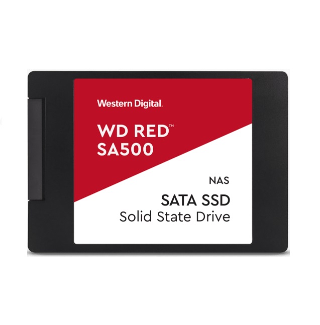 Western Digital WD Red SA500 500GB 2.5' SATA NAS SSD 24/7 560MB/s 530MB/s R/W 95K/85K IOPS 350TBW 2M hrs MTBF 5yrs wty