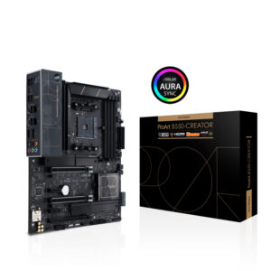 ASUS AMD B550 Ryzen AM4 ATX MB, PCIe 4.0, Dual Thunderbolt 4, Type-C Ports, Dual Intel 2.5Gb Ethernet, Dual M.2 With Heatsinks, USB 3.2 Gen 2