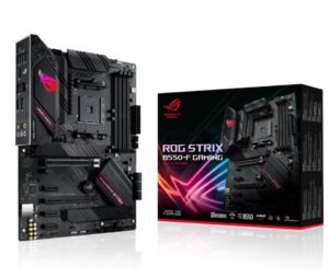 ASUS AMD B550 ROG STRIX B550-F GAMING (Ryzen AM4) ATX MB, Dual M.2, PCIe 4.0, 2.5Gb Ethernet, DP/HDMI2.1, SATA 6Gbps, USB 3.2 Gen 2 Type