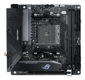 ASUS AMD B550 ROG STRIX B550-I GAMING (Ryzen AM4) Mini-ITX MB, PCIe 4.0, Teamed Power Stages, 2.5Gb Ethernet, WiFi 6, Dual M.2 W/ Heatsink, SATA 6G