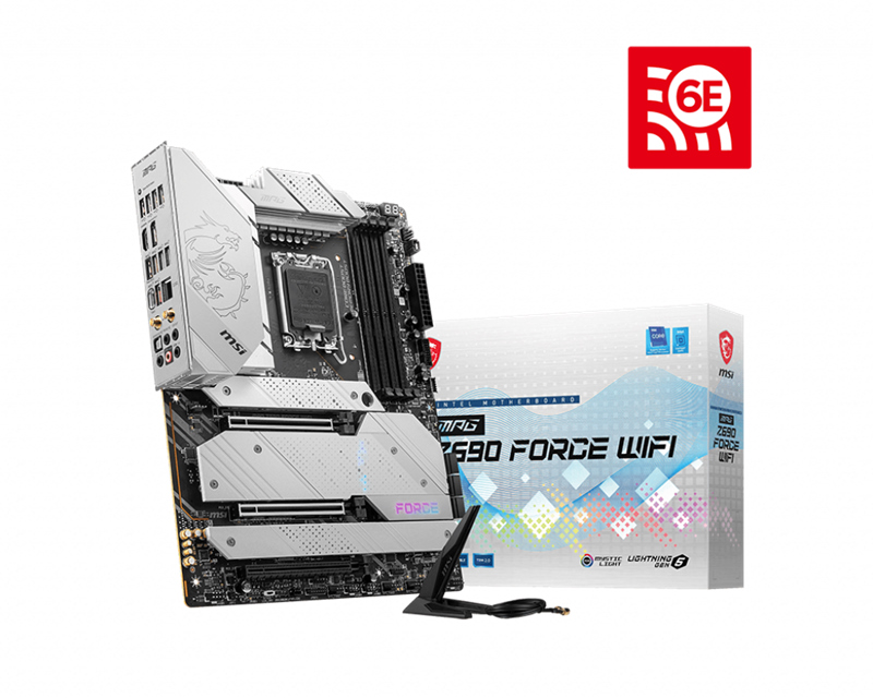 buy MSI MPG Z690 FORCE WIFI Intel LGA 1700 ATX Motherboard, 4x DDR5 ~128GB, 3x PCI-E x16, 5x M.2, 6x SATA3, 1x USB-C, 5x USB 3.2, 4x USB 2.0 online from our Melbourne shop