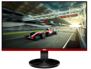 AOC 23.8" 1ms 144Hz VA FHD Adaptive Sync, 350 cd/m2, HDMI 1.4, DP 1.2, Line in & Earphone x 1, VESA 100x 100mm, Gaming Monitor with Black Stand