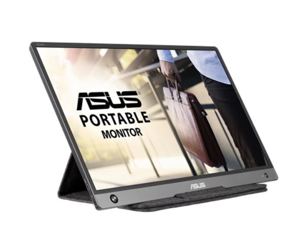 ASUS MB16AH 15.6" ZenScreen Portable USB Monitor, IPS, Full HD, USB Type-C, Micro-HDMI, Flicker Free, Blue Light Filter, Anti-Glare, 730g 9mm