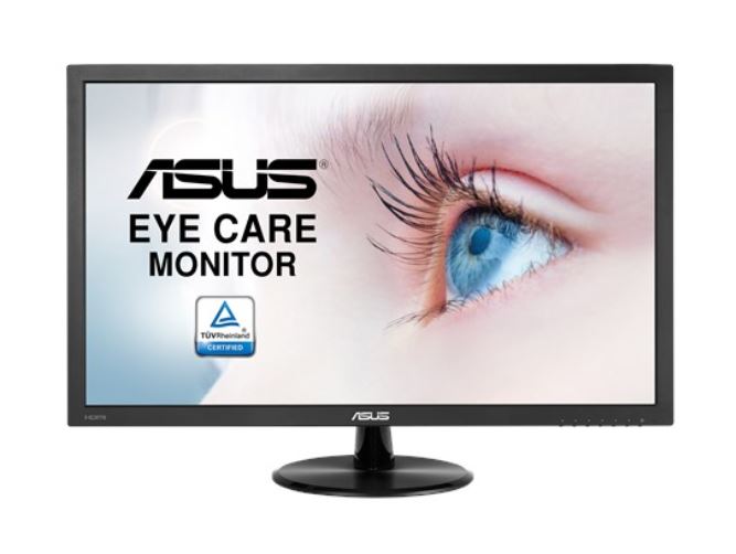 ASUS VP247HAE 23.6" Eye Care Monitor Full HD, 5ms, 60Hz, Low Blue Light, Flicker Free, Anti Glare , VESA 100mm, D-Sub/HDMI