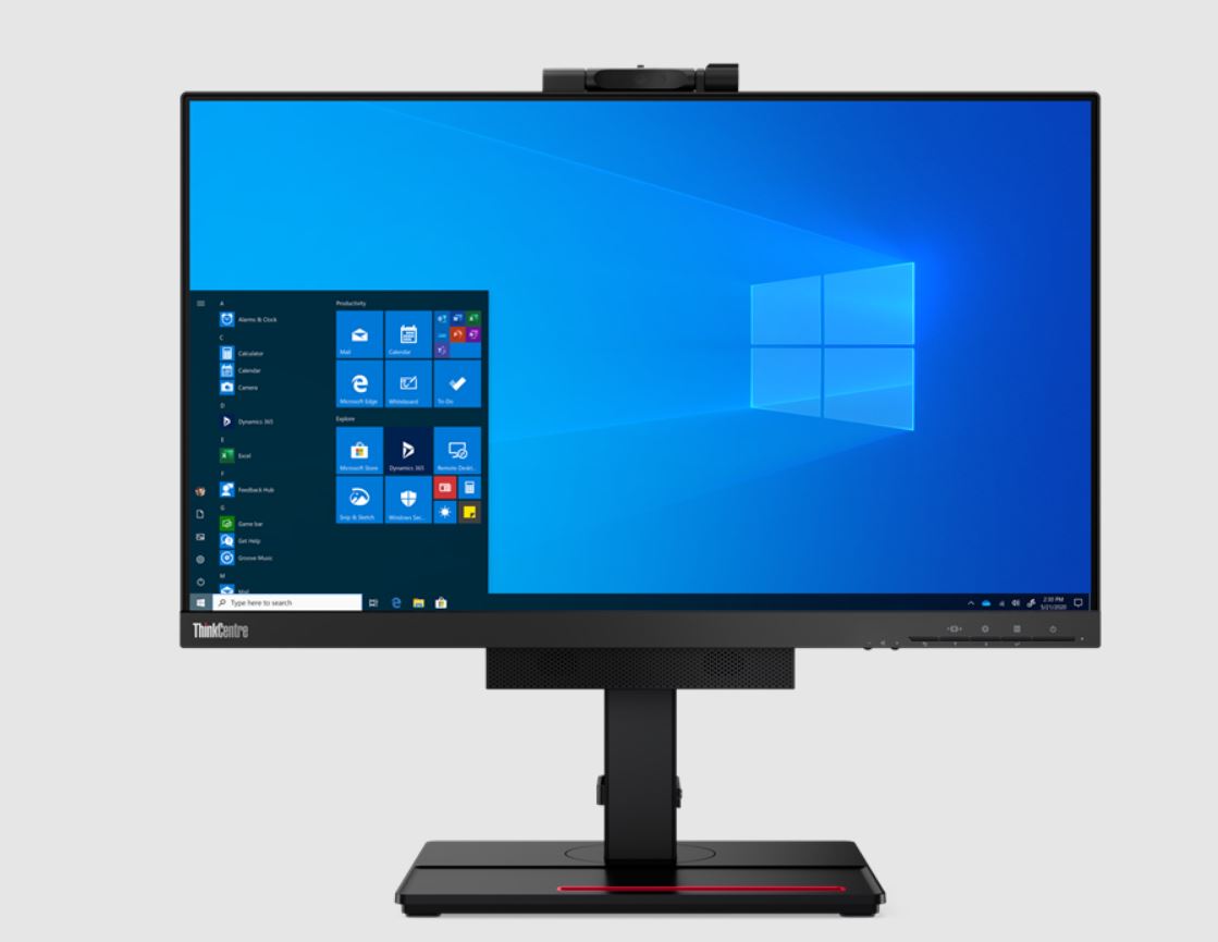 LENOVO ThinkCentre Tiny-in-One G4 23.8" IPS FHD LED Monitor - 1920x1080, Webcam, Camera, Microphone, USB3.0, DP, Height Adjustable