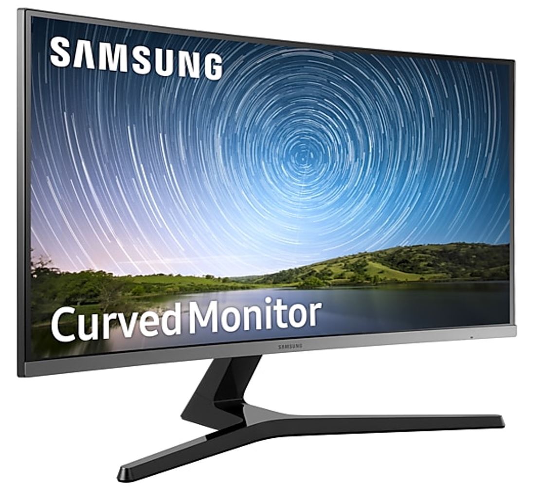 Samsung R500 FHD 27" 60Hz FreeSync Curved Gaming Monitor 1920x1080 4ms 16.7M 1800R Tilt VESA D-Sub HDMI Bezeless Game Mode  ~LS27R350FHEXXY