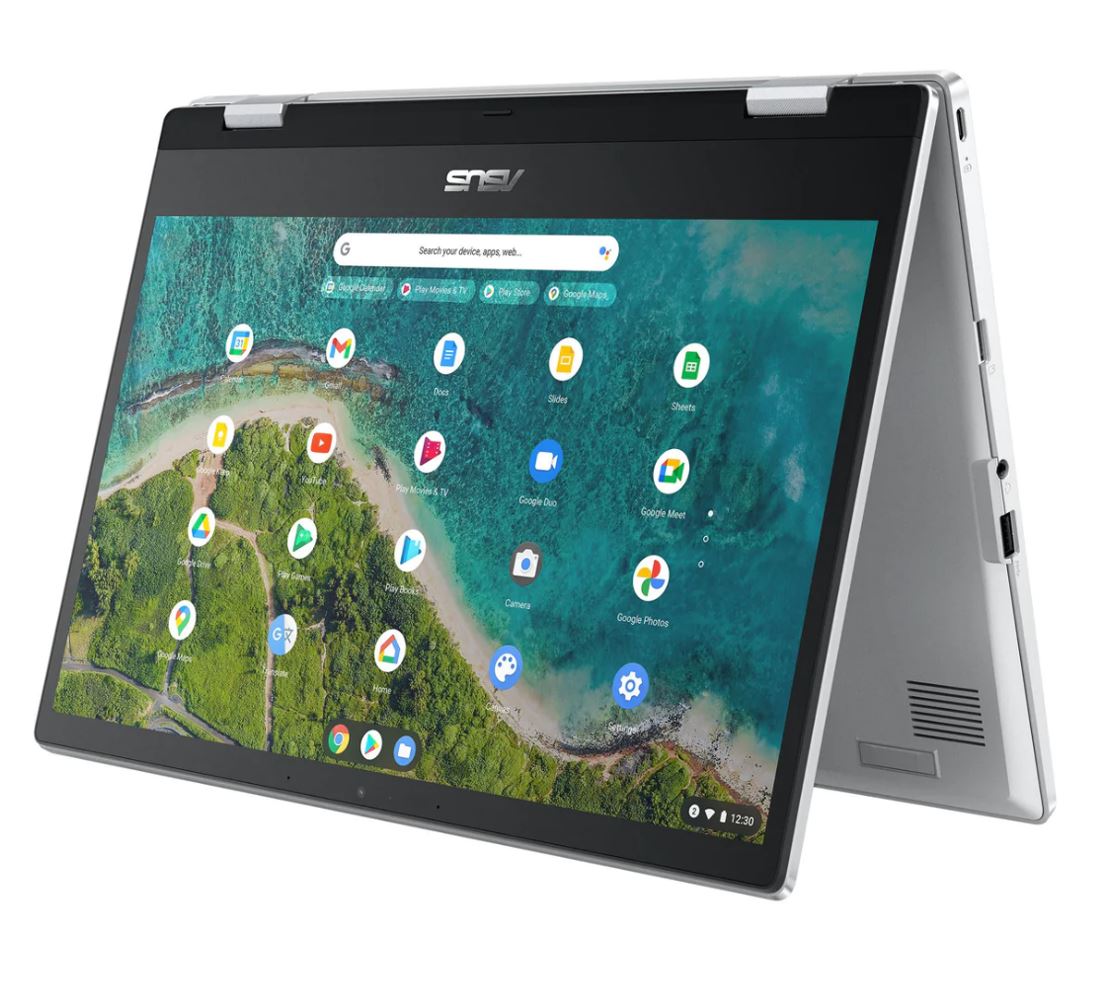 Asus Chromebook Flip 11.5' HD Touchscreen Intel Celeron N4020 4GB 32GB eMMC Intel UHD Graphics  Dual webcam ZTE 1Y WTY (C214MA-BU0888)