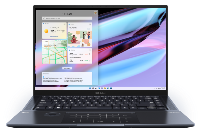 Asus Zenbook Pro 16X 4K OLED TOUCH Intel i7-12700H 16GB 512GB SSD Win11 Pro Intel Iris Xe Graphics TB4 Fingerprint RGB Backlit W11P (UX7602ZM-ME071X)