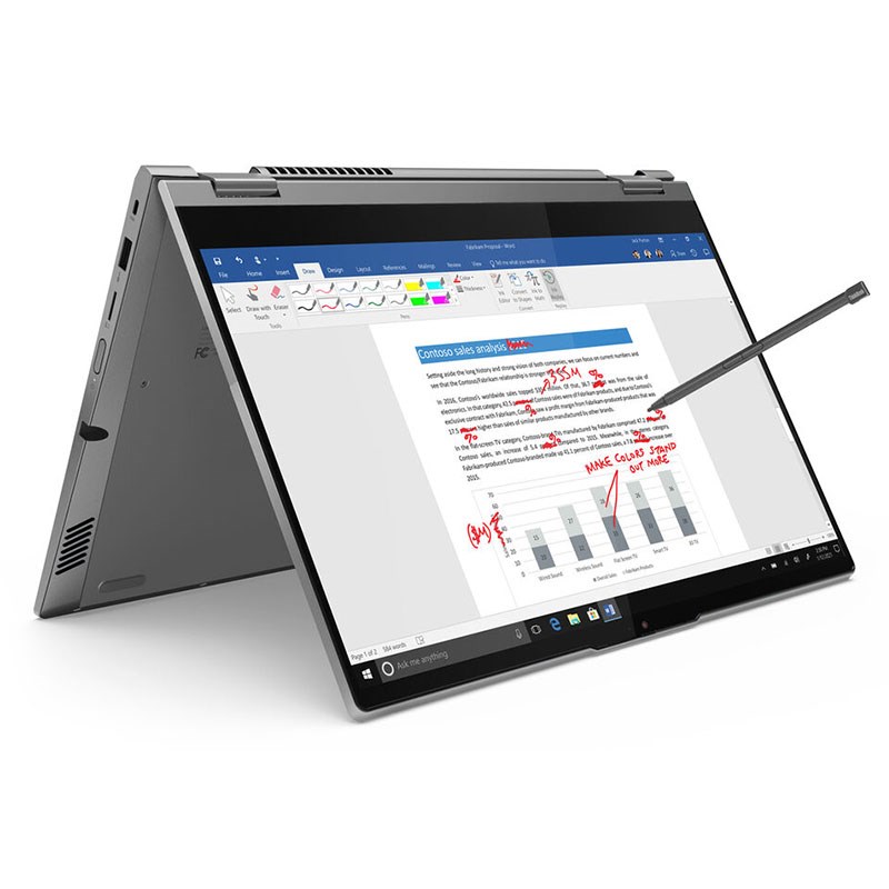 LENOVO ThinkBook 14S YOGA 14' FHD TOUCH Intel I5-1135G7 16GB 512GB SSD WIN10 PRO Intel Iris Xe Graphics Fingerprint Pen 1Y W10P Flip (Alt 20WE009PAU)