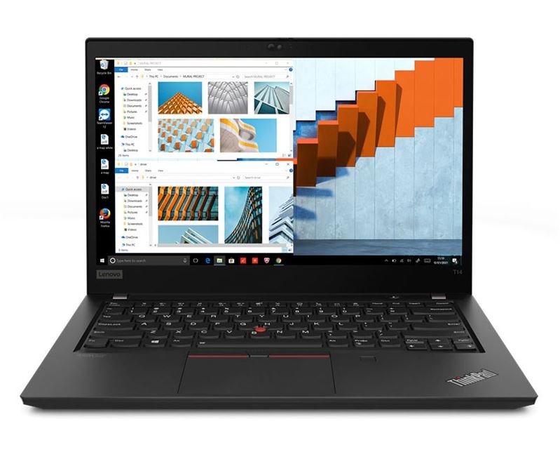 LENOVO ThinkPad T14 Gen 2 14' FHD Laptop i5-1135G7 16GB 512GB M.2 NVMe SSD Iris Xe W11P Bluetooth Webcam USB3.2 HDMI Thunderbolt 4 microSD Slot 3Y WTY