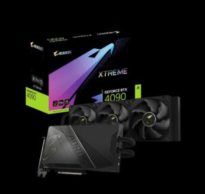 AORUS GeForce RTX® 4090 XTREME WATERFORCE 24G Video card, PCI-E 4.0, GDDR6X 3x DP 1.4, 1x HDMI 2.1