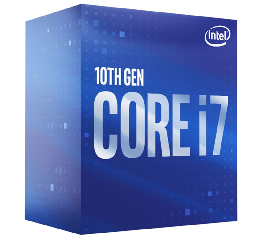 Intel i7-10700 CPU 2.9GHz (4.8GHz Turbo) LGA1200 10th Gen 8-Cores 16-Threads 16MB 65W UHD Graphic 630 Retail Box 3yrs Comet Lake