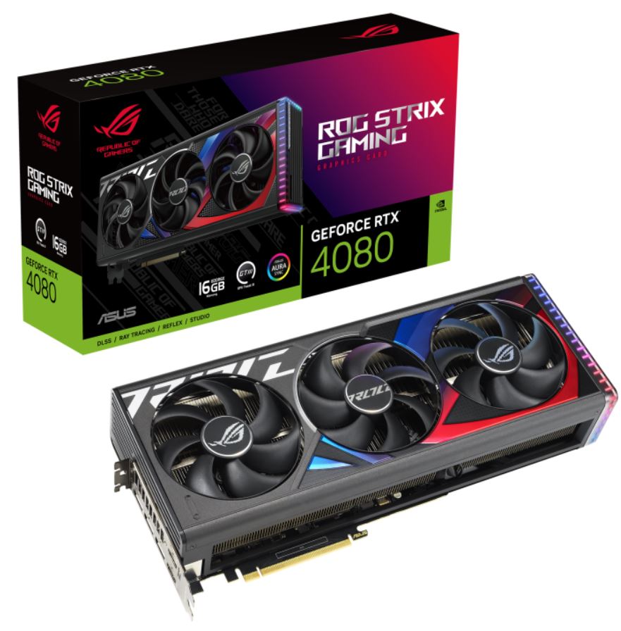 ASUS NVIDIA GeForce ROG-STRIX-RTX4080-16G-GAMING 16GB GDDR6X