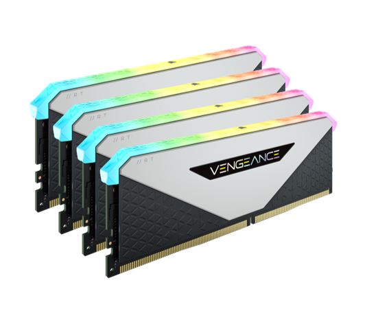 Corsair Vengeance RGB RT 64GB (4x16GB) DDR4 3200MHz C16 16-20-20-38 White Heatspreader Desktop Gaming Memory for AMD Threadripper