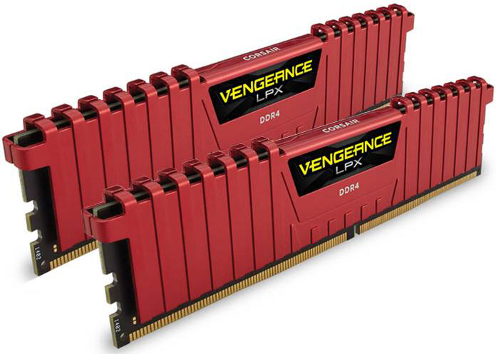 Corsair Vengeance LPX 32GB (2x16GB) DDR4 2666MHz C16 Desktop Gaming Memory Red LS