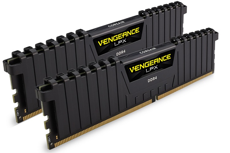 Corsair Vengeance LPX 8GB (2x4GB) DDR4 2400MHz C16 Desktop Gaming Memory Black