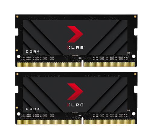 PNY XLR8 32GB (2x16GB) DDR4 SODIMM 3200Mhz CL20 Gaming Notebook Laptop Memory ~MN32GK2D43200X