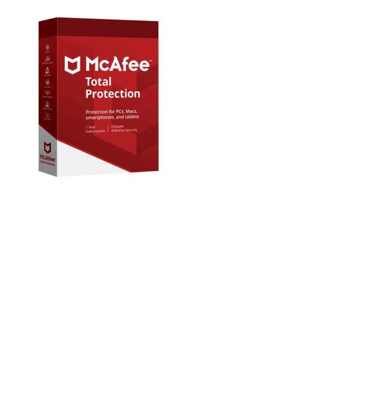 McAfee Total Protection 1 Year 5 Devices Global Digital Download - AMT