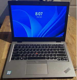 Pre Owned Lenovo L390 Notebook | i5 8-Gen Cpu| 16Gb Memory|256GB Nvmie SSD Storage| Windows 11 Pro