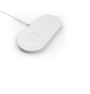 Belkin BoostCharge 10W Dual Wireless Charger 2x Pads - White (includes AC Charger)