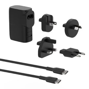 Belkin BoostCharge Hybrid 25W Wall Charger+5k mAh Power Bank(20W)+Tavel Adapter Kit -Black(BPZ003bt1MBK-B6)x1xUSB-C,1xUSB-A,$2500 CEW,2 Years Warranty