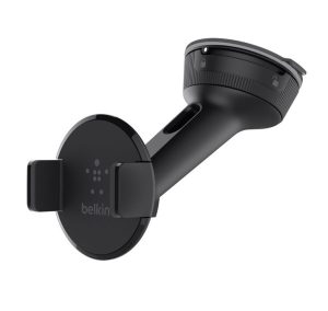 Belkin Universal Car Mount - Black (F8M978BT), 360 Degree Rotation, Fits up to (6') Screen Size, Securely Attaches to Dash & Window, 2 Years Warranty